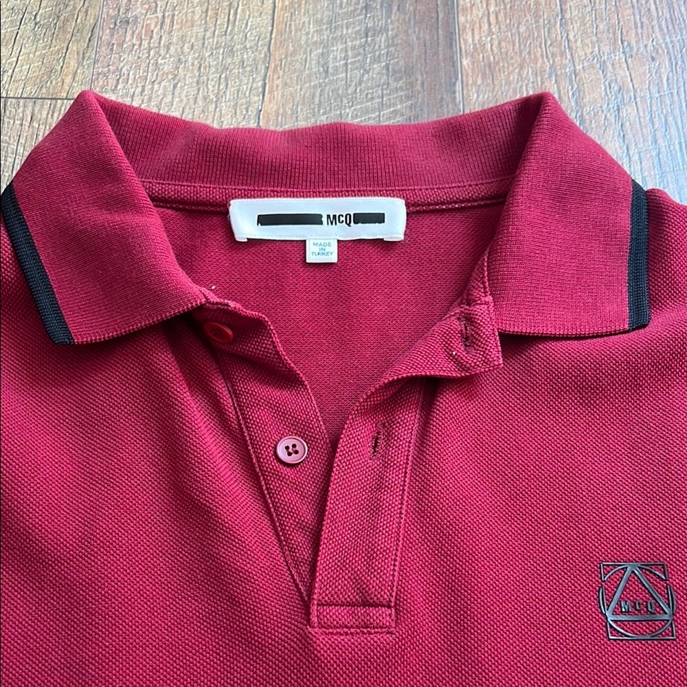 Alexandr McQueen Classic Red Polo Shirt - Picture 4 of 9